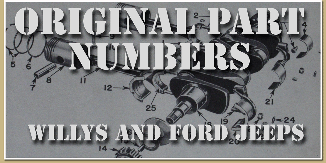 Jeep Part Numbers